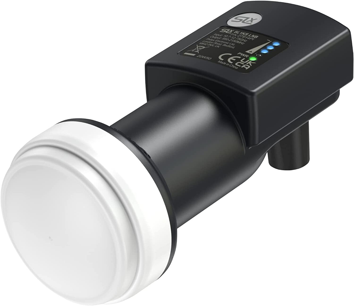 LNB Quad SLx avec détecteur de signal intégré pour parabole satellite
