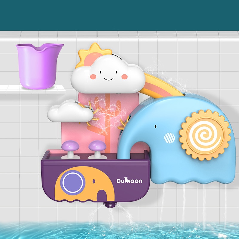 GILOBABY Jouet pour Le Bain  avec Tasse, Bateau pour garçons, Filles, Enfants, bébés