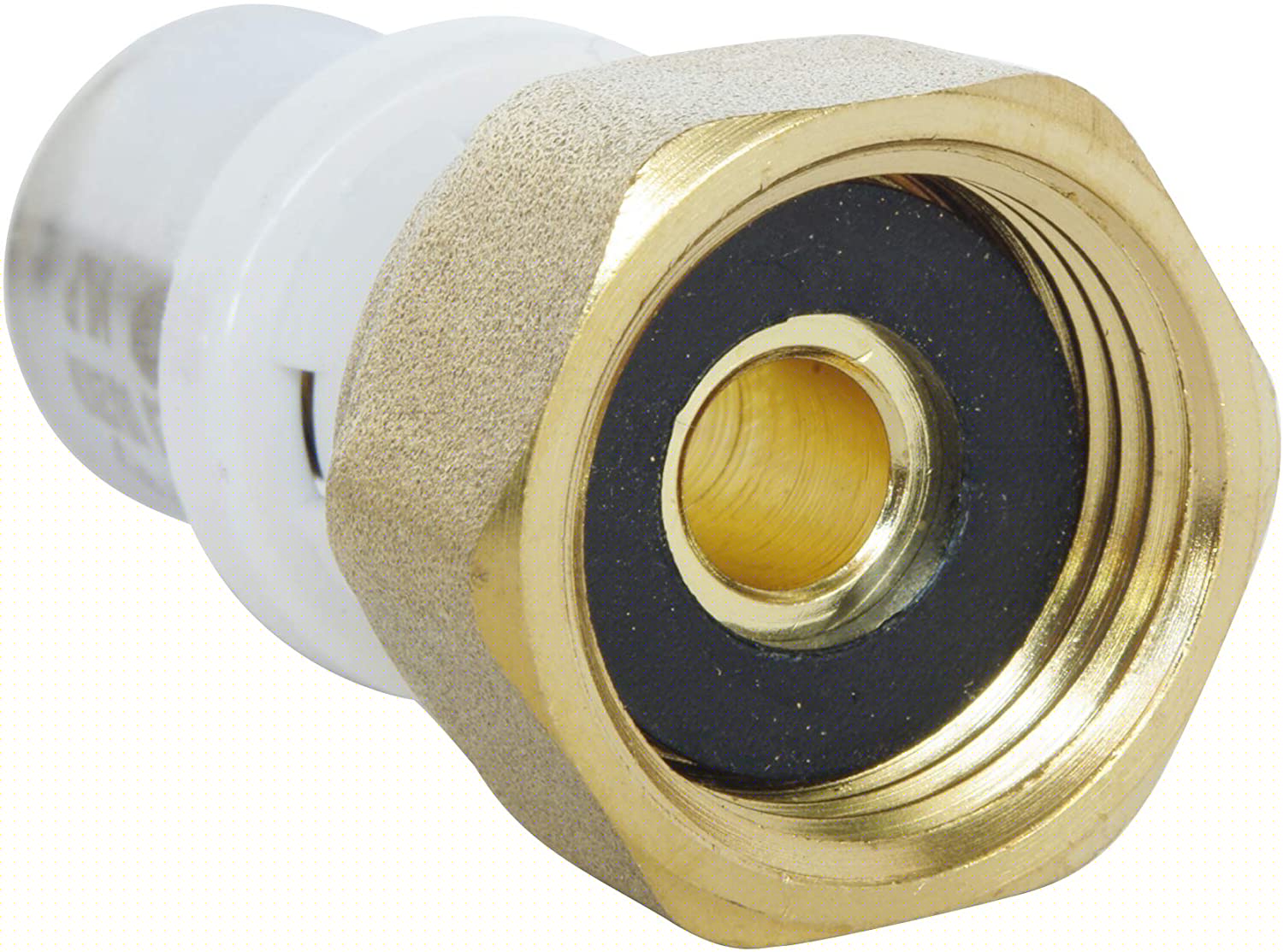  Raccord droit à Sertir pour tube Multicouche Ø20 - Ecrou-tournant F20/27 