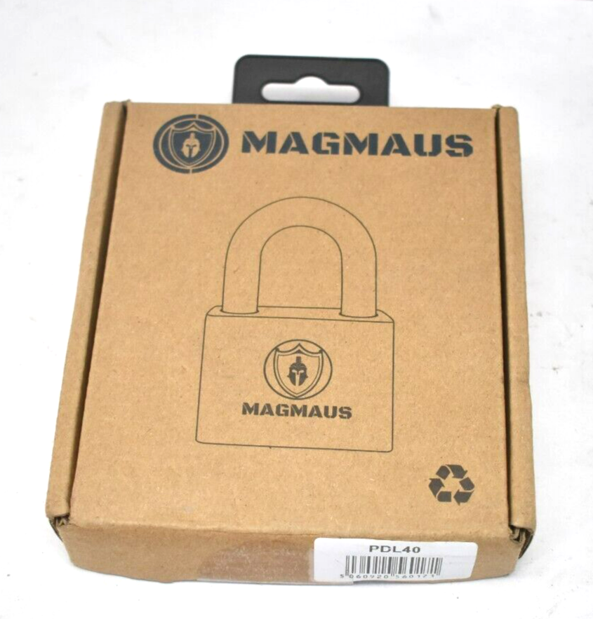 Cadenas robuste en acier inoxydable Magmaus PDL40 avec 3 clés