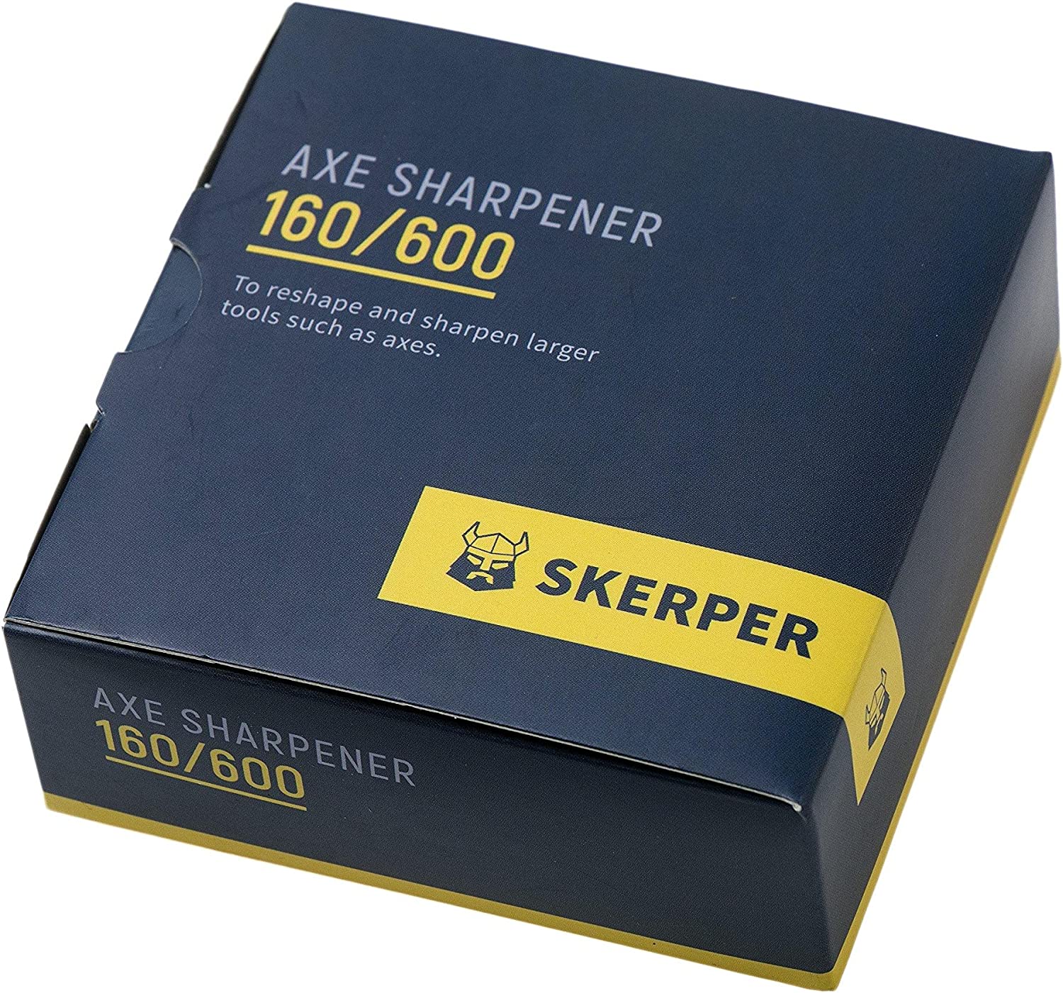 Skerper Axe Sharpener 160/600, SO002, Pierre à Aiguiser pour Gros Outils