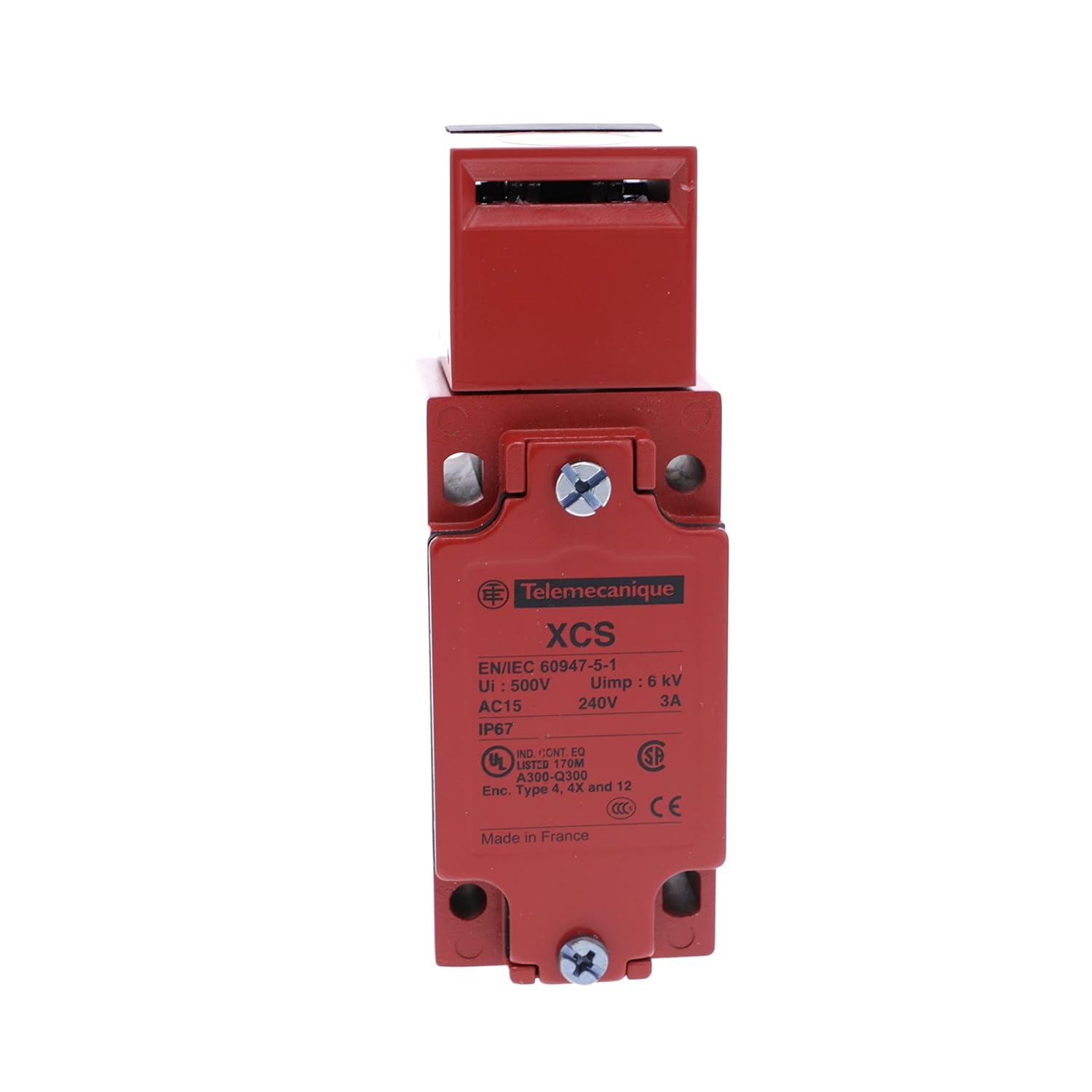 Schneider Electric XCSA702 XCSA Métal Interrupteur de Position de Sécurité, 3 Pôles, Diamètre extérieur du Câ...