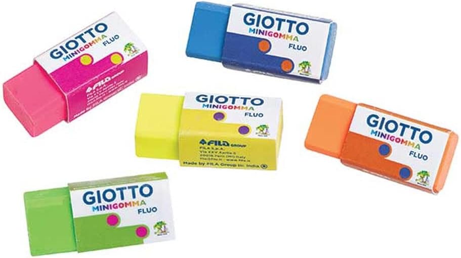 Gomme Giotto 232700 Multicolore 120 Pieces mix