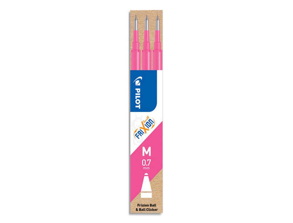 Recharges Pilot Frixion Ball BLS-FR7 rose 0,7 mm x36