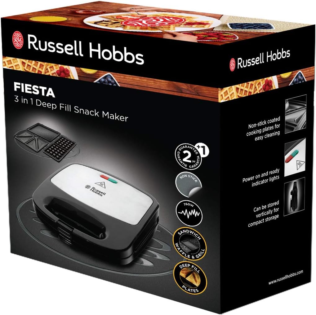 Appareil à croque monsieur - Sandwich Maker 3 en 1 - 750 W
