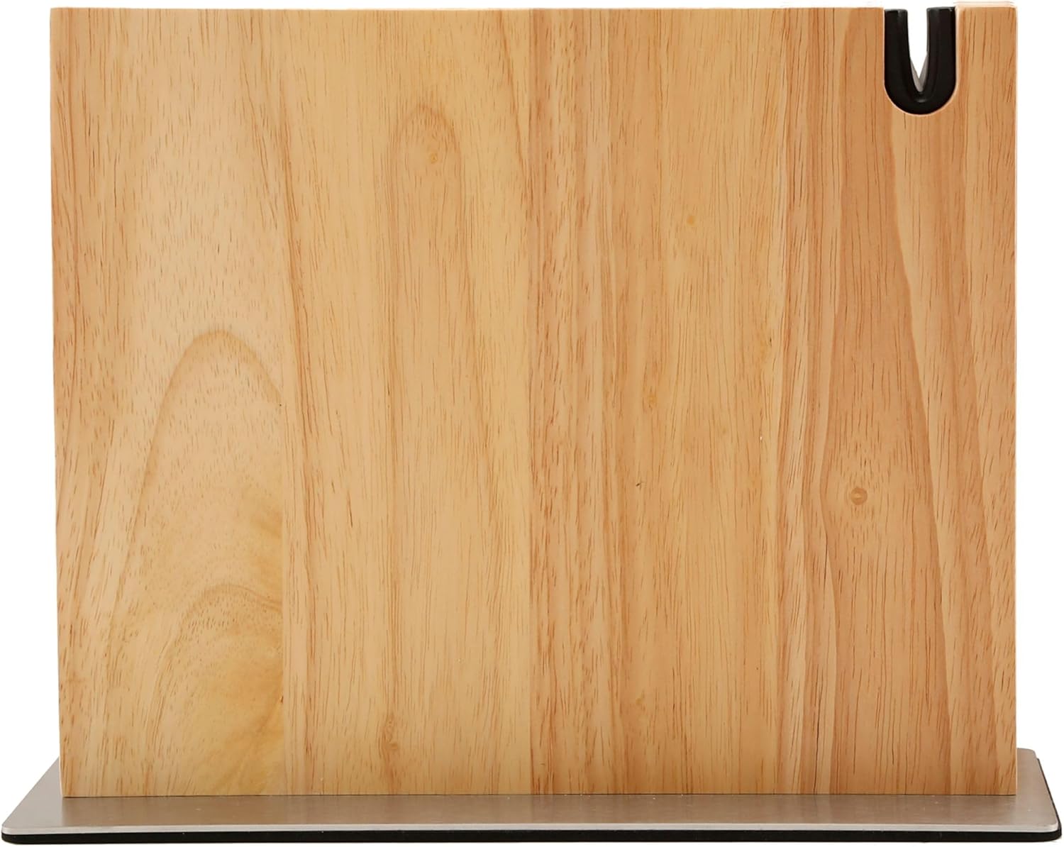 Porte-couteaux magnétique XL en chêne avec aiguiseur