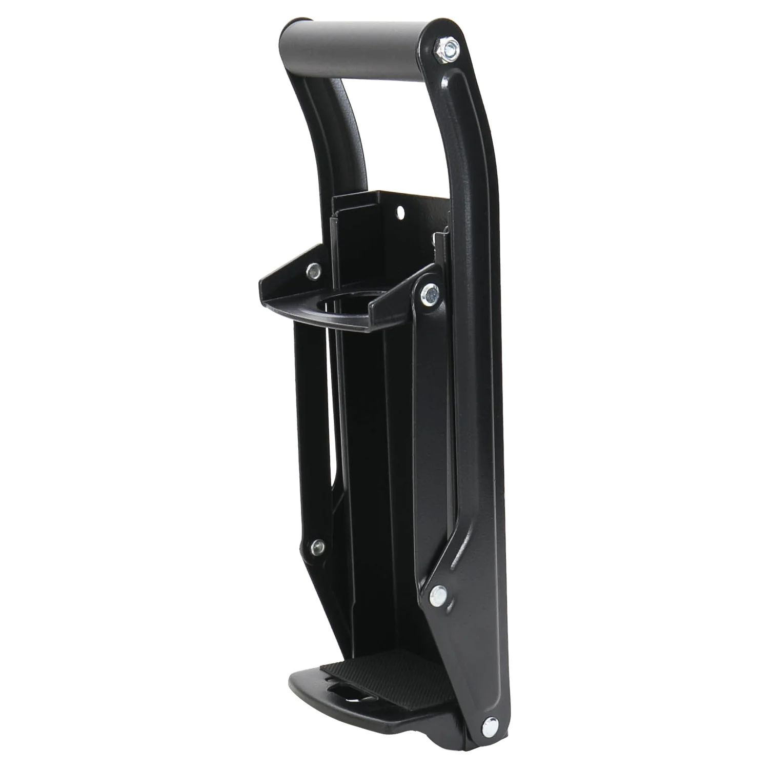 Broyeur de canettes, jusqu'à 500 ml, HMF 3750-02, 11,5 x 32,5 x 8 cm, noir