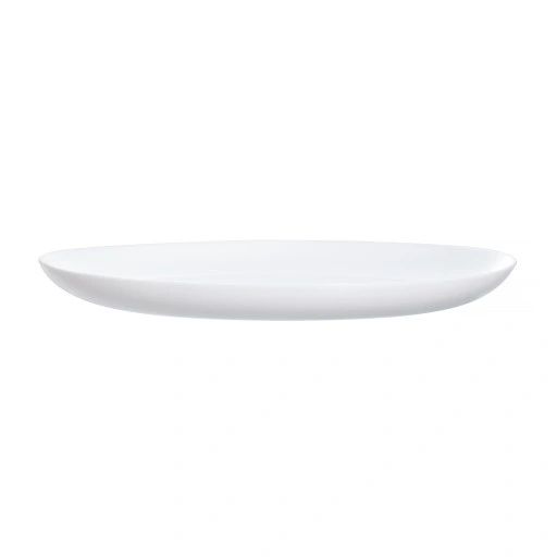 Luminarc D6905 Assiette - 25 cm-Diwali, Opale-Verre trempé, Blanc Lot De 6 Assiettes Plates