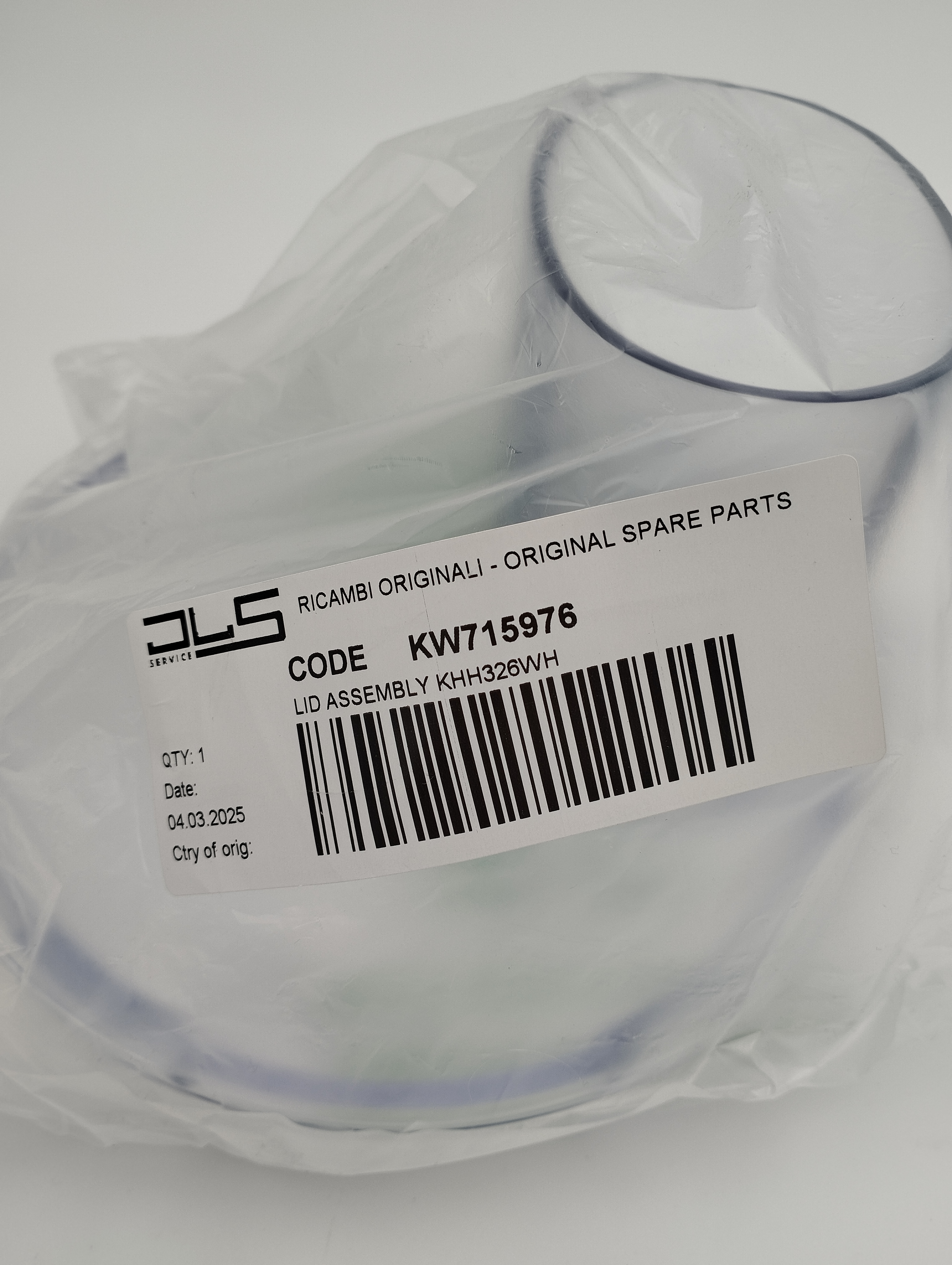 Couvercle de bol robot Kenwood Multione KW715976