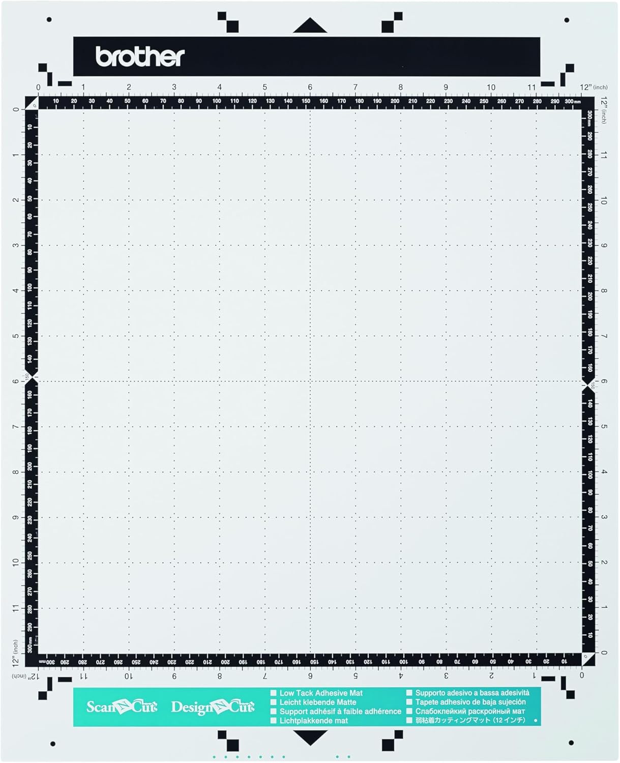 Support adhésif à faible adhérence 30,5x30,5cm Scan N Cut CM uniquement