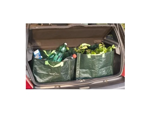  Sac de jardin - Lot de 3 - Noir - 70L, 100L, 170L - Polyéthylène tressé - Haute résistance