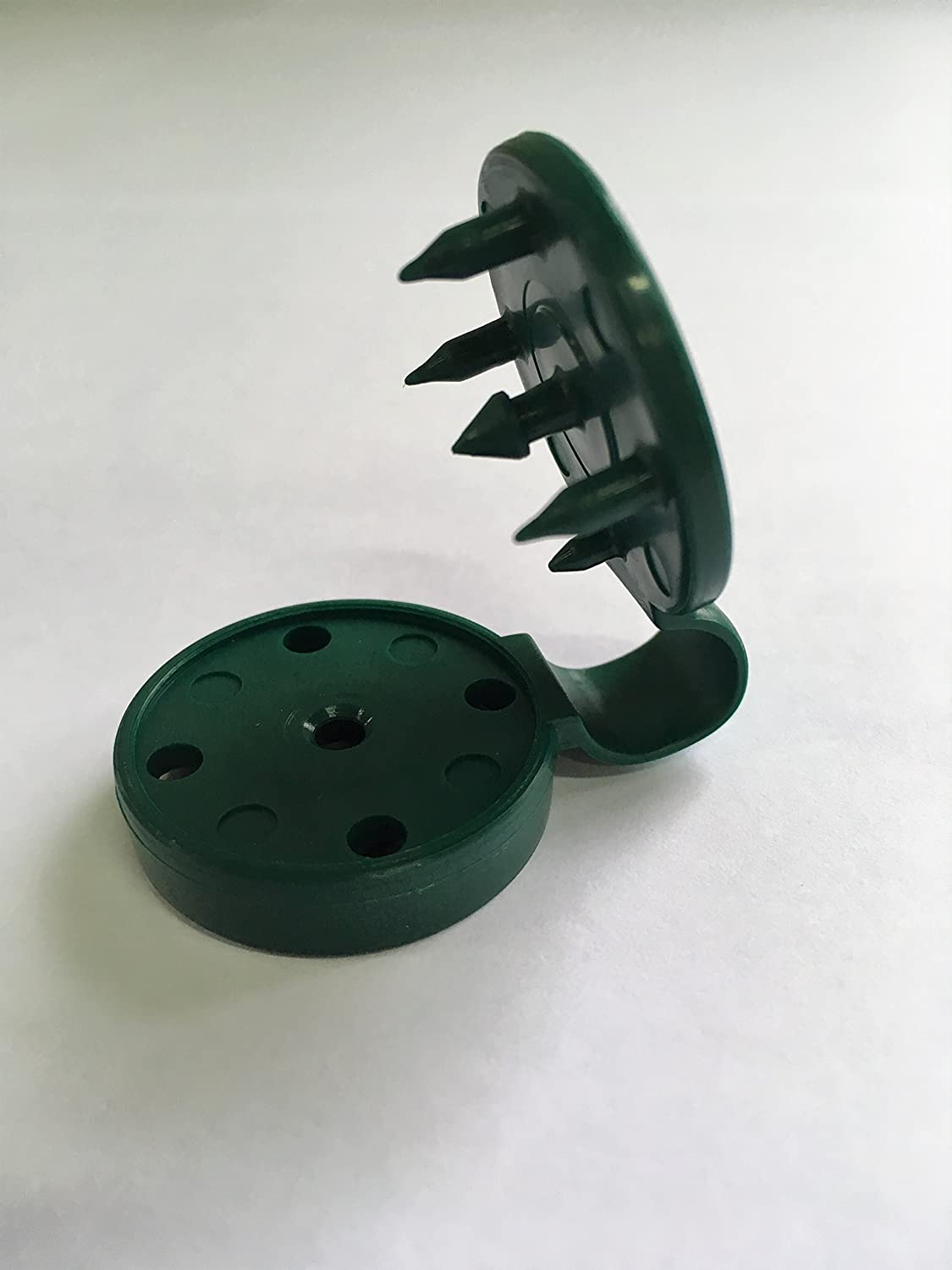  20 clips de fixation traités anti-UV pour brise vue de 90 à 350g/m2 (Vert)