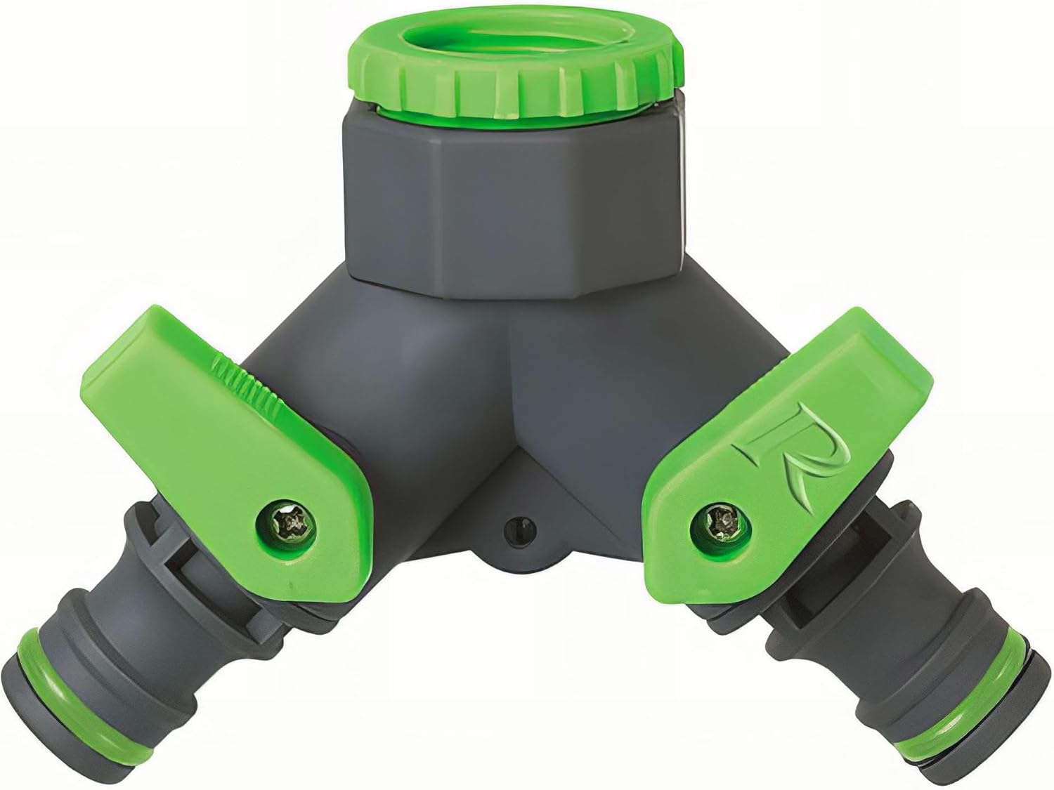 Té de dérivation - Jardin - Plastique - Fixation rapide - Utilisation extérieure - 2 sorties simultanées