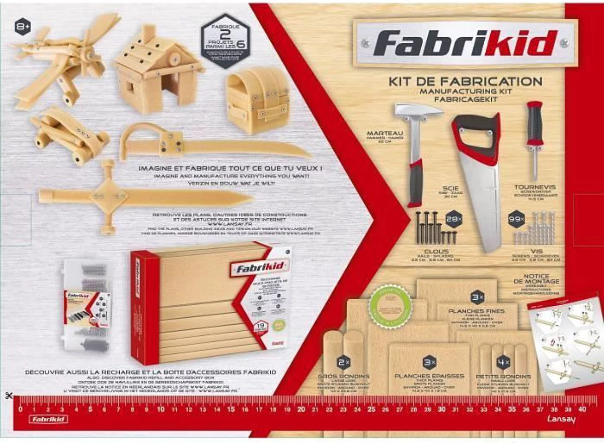 LANSAY - FABRIKID® - Kit de Fabrication - Dès 8 ans 