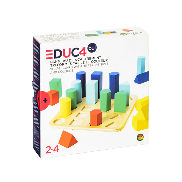 Plateau d'encastrement tri formes et couleur