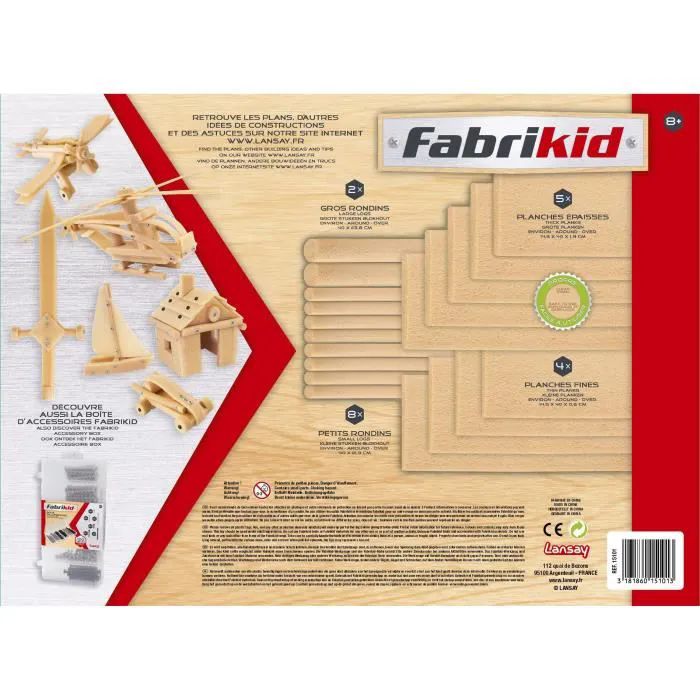 LANSAY - FABRIKID® - Recharge Multi- Projets - Dès 8 ans