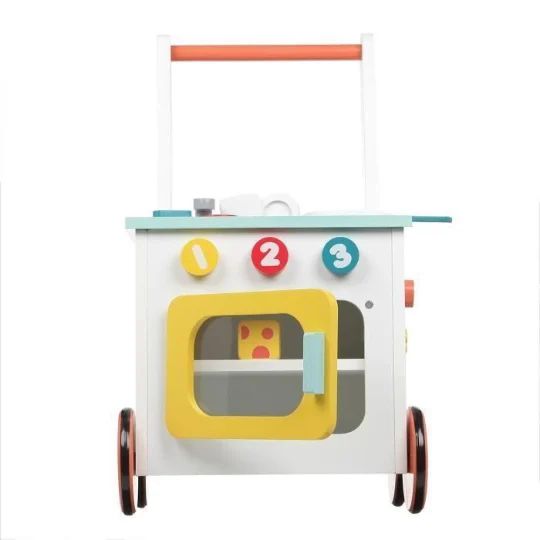 Chariot De Marche Cuisine - En Bois 