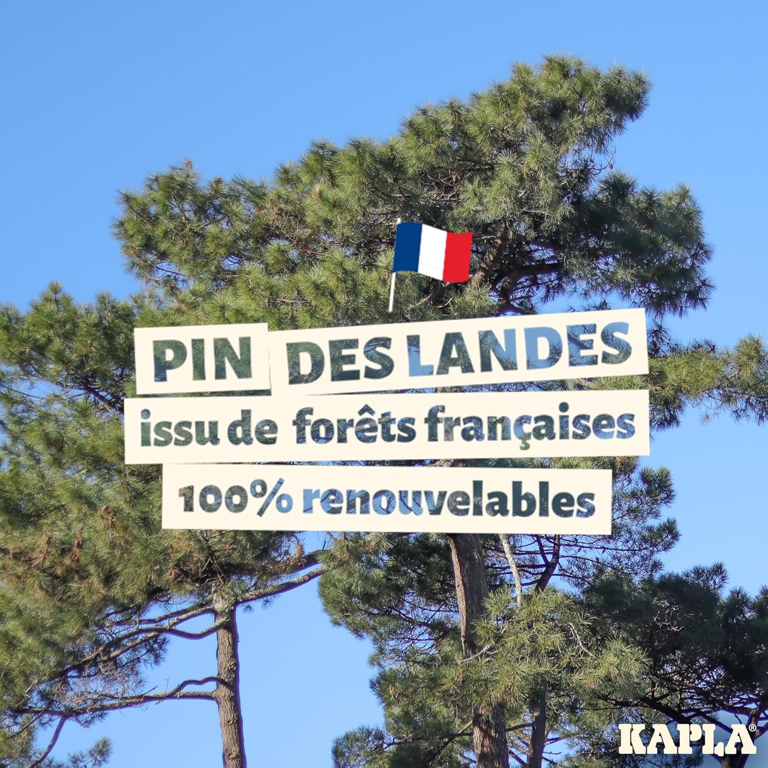 KAPLA Jeu de Construction avec 200 planchettes en Bois, Jouet en Bois, dès 2 Ans 