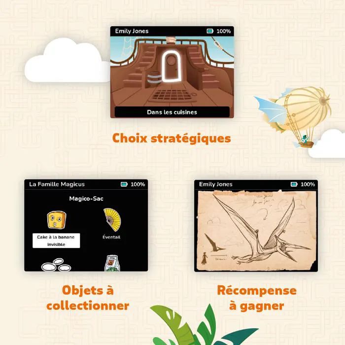 Console éducative - Lunii - Pack baladeur audio FLAM - Coque antichocs Jaune - Livre audio inclus - Dès 7 ans