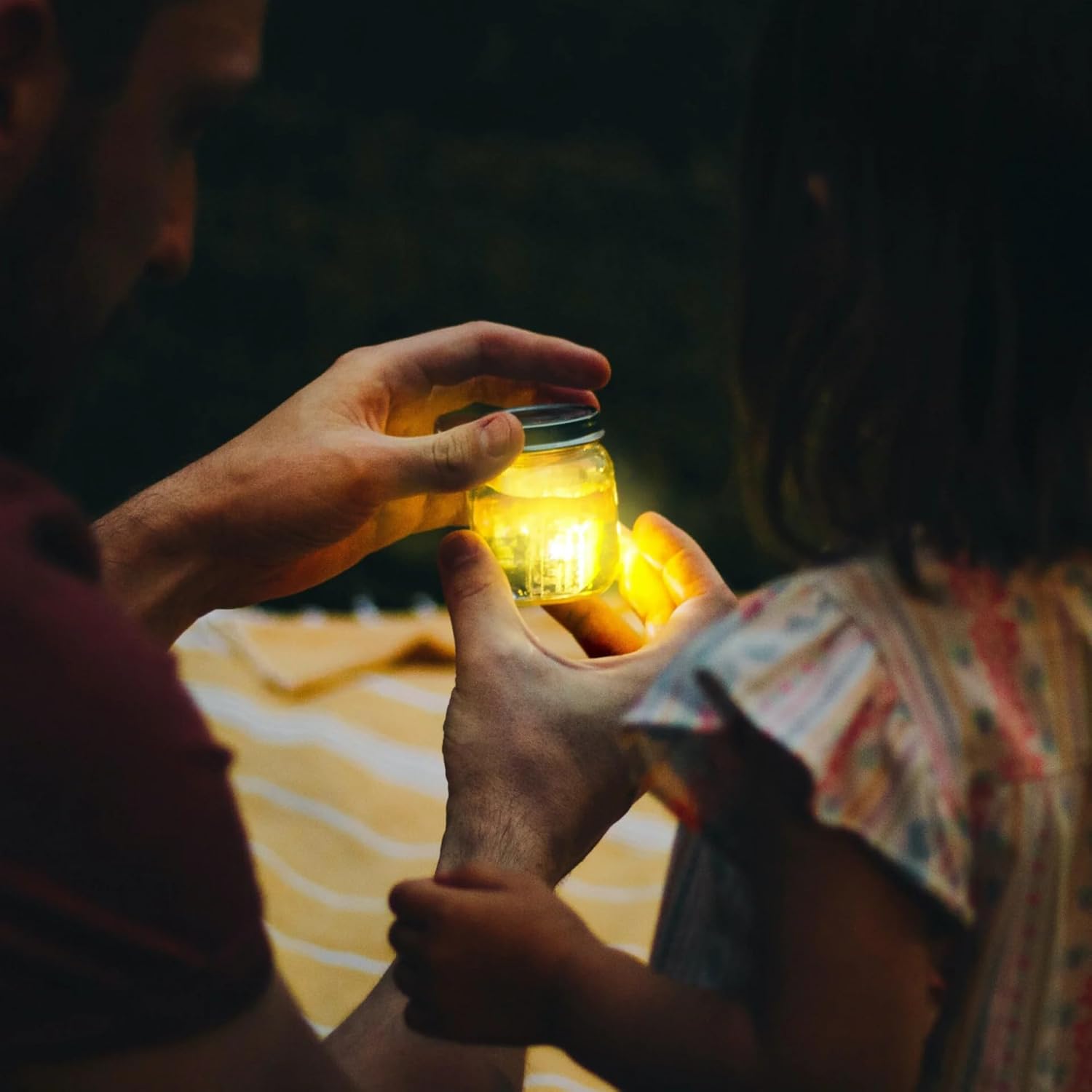 Cubes lumineux jaunes Alex - Glo Pals