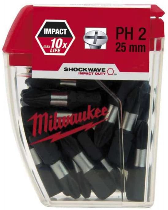 Milwaukee 4932430853 Embout de Vissage pour Visseuses à Chocs, Multicolore