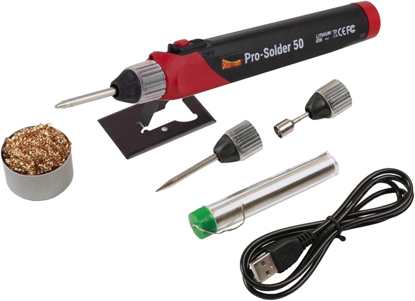 Power Probe Pro-Solder Kit fer à souder électrique portable rechargeable avec température de fonctionnement en 10 secondes