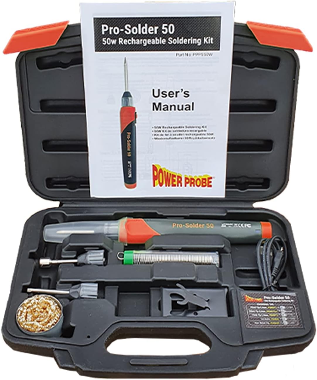 Power Probe Pro-Solder Kit fer à souder électrique portable rechargeable avec température de fonctionnement en 10 secondes