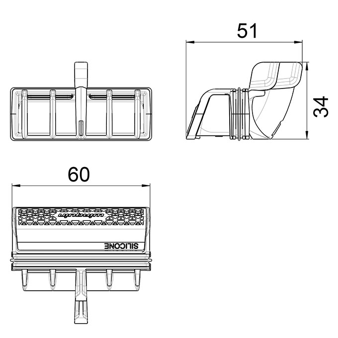 Ensemble membrane et filtre slim bonde de douche WIRQUIN