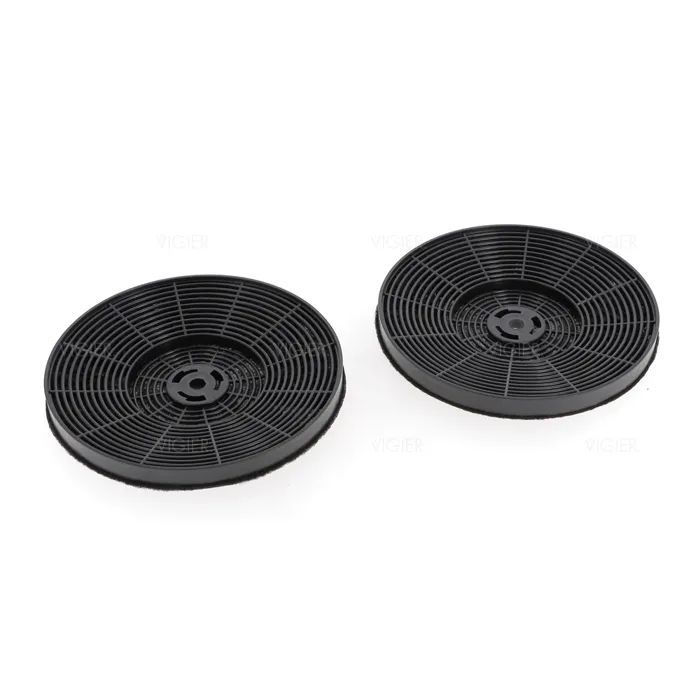 Filtre à charbon pour hotte AIRLUX CR720 - Lot de 2 - Noir