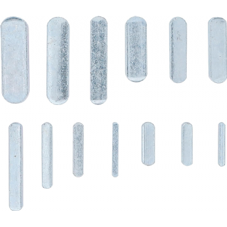 Assortiment de 60 Clavettes droites / parallèles BGS 8141