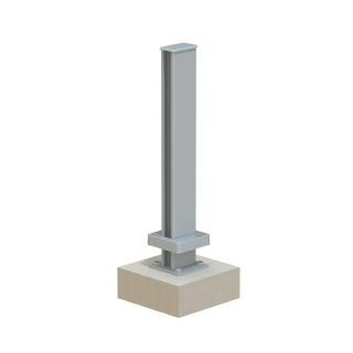 Cache platine pour cloture Klos up! gris zinc