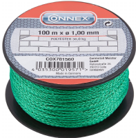  Connex COX781560 Cordeau de maçon 100 m Max 30 kg 1 mm Vert 