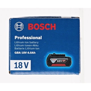  Bosch Professional 18V System batterie GBA 18V 4.0Ah (dans boîte carton) [Classe énergétique A+] 