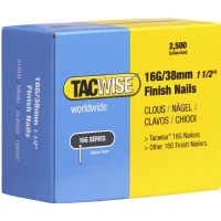 Tacwise 0296 Clous de Finition Galvanisés de Type 16G / 38 mm, Boîte de 2500