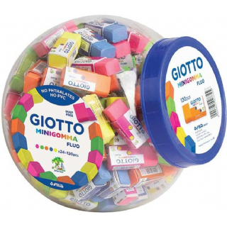 Gomme Giotto 232700 Multicolore 120 Pieces mix