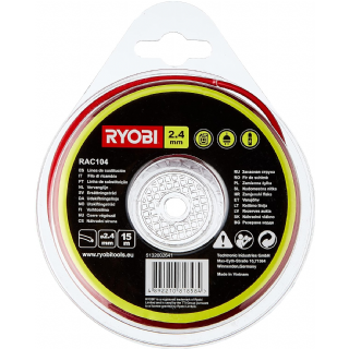Fil universel rond ø 2,4 mm - RYOBI - Tête Easy Fit™ - Accessoires coupe-bordures et débroussailleuses