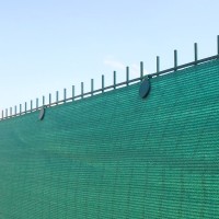 20 clips de fixation traités anti-UV pour brise vue de 90 à 350g/m2 (Vert)