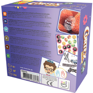  Asmodee - Cortex : Challenge Kids - Jeux de société pour Enfants dès 6 Ans - Jeux de Cartes sensoriels - Testez Votre Mémoire - 2 à 6 Joueurs - 15 Min 