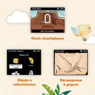 Console éducative - Lunii - Pack baladeur audio FLAM - Coque antichocs Jaune - Livre audio inclus - Dès 7 ans