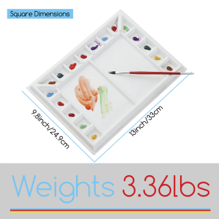 Palette de peinture en porcelaine de Meeden Studio