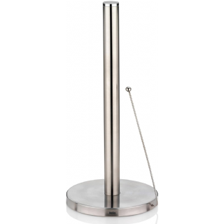 kela Porte-Rouleau de Cuisine Vertical, également pour Rouleaux épais, Porte-Rouleau de Papier Hauteur 33,5 cm, Rollo, Acier Inoxydable Mat