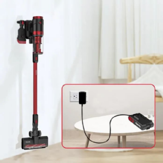 Vistefly VXR- aspirateur balai sans fil puissant-sans sac -26KPa-autonome 50 minutes -3 vitesses-silencieux-ultra léger