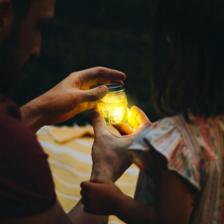 Cubes lumineux jaunes Alex - Glo Pals