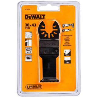 Lame DEWALT 30X43MM BIM pour Multi-Cutter - DT20704 - Bois, Plaques de plâtre, PVC 