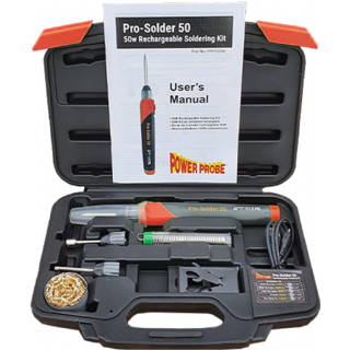 Power Probe Pro-Solder Kit fer à souder électrique portable rechargeable avec température de fonctionnement en 10 secondes