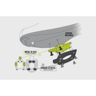 Une paire de pédales ROAD2 Magped Ttane