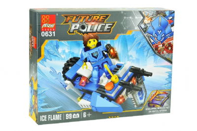 Kit 0631, 99 pièces Future Police - Glace Flamme