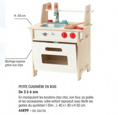 Petite cuisinière à clipser Oxybul 336730