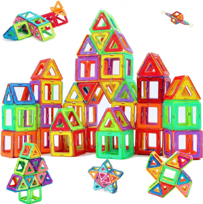 Construction Magnétiques Enfants - 76 PCS - Dès 3 ans