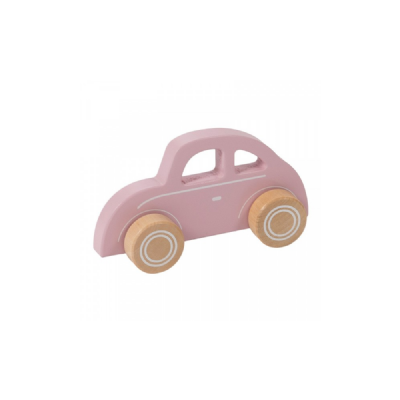 Petite voiture hollandaise en bois rose - A partir de 2 ans